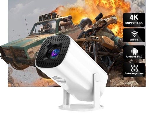 Projektor LED P30 biały nowy na prezent okazja!