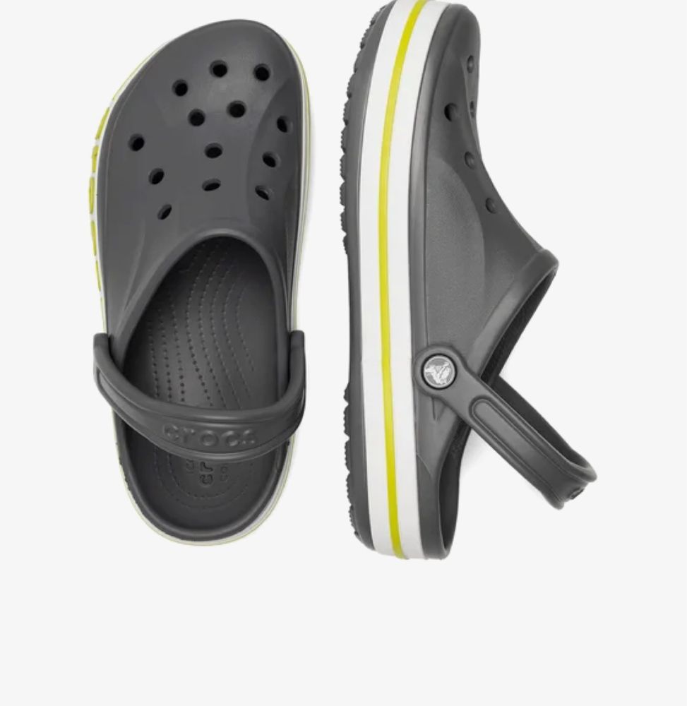 Шльопанці crocs BAYABAND CLOG 205089-0GX Сірий