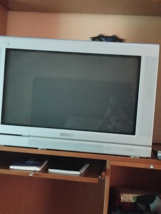 Televisão Philips 73 cm em funcionamento