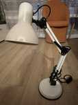 Lampa biurkowa samson stalowa biała