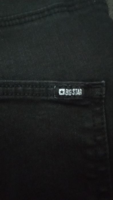 spodnie Big Star Clara W910 rurki czarne 26/32 (S)  jak nowe