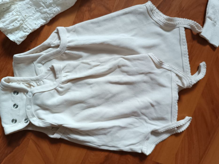 Komplet na chrzest lub inną okoliczność H&M rozmiar 74