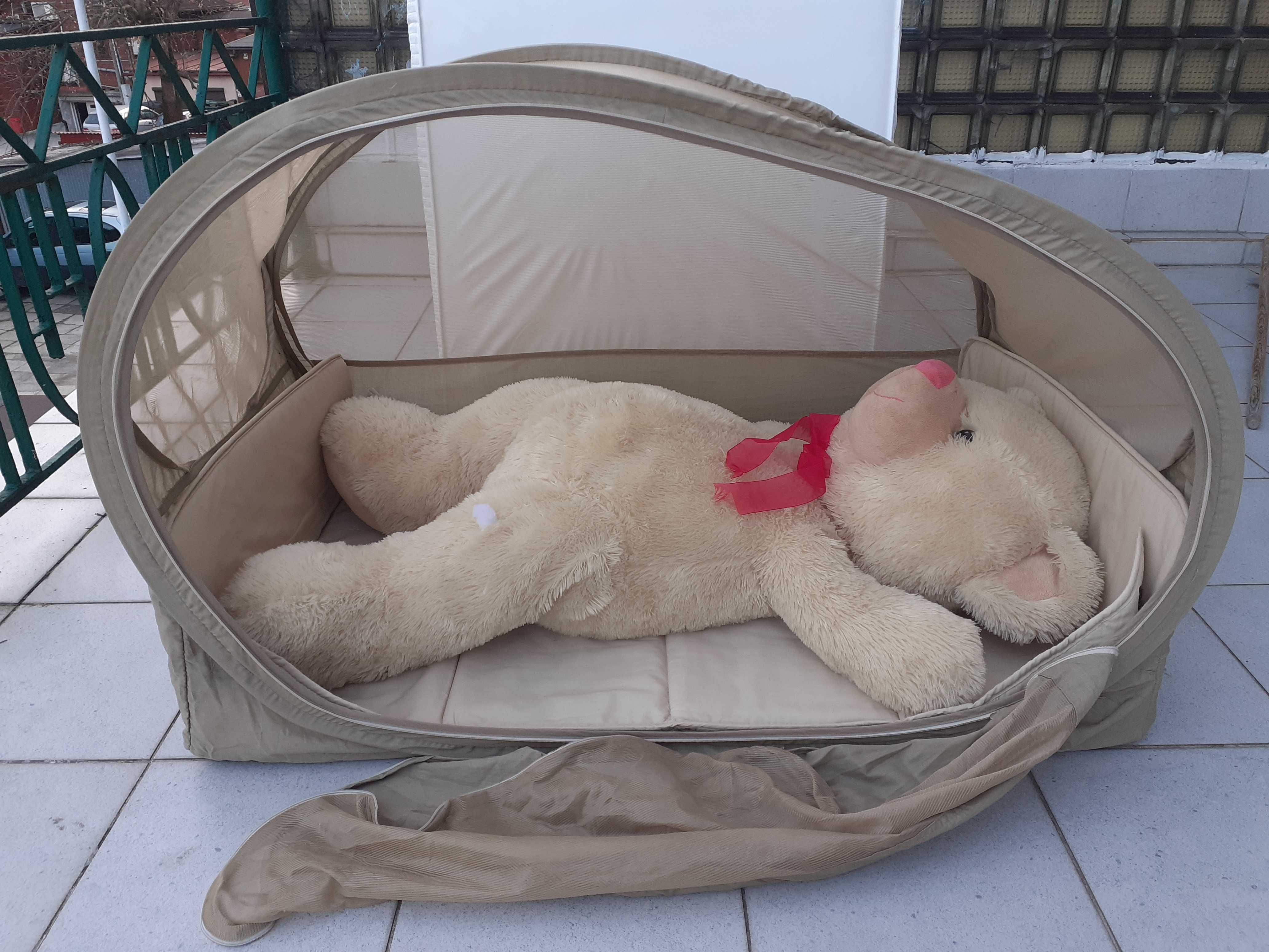 Łóżeczko kempingowe. Namiot dla niemowlaka Samsonite