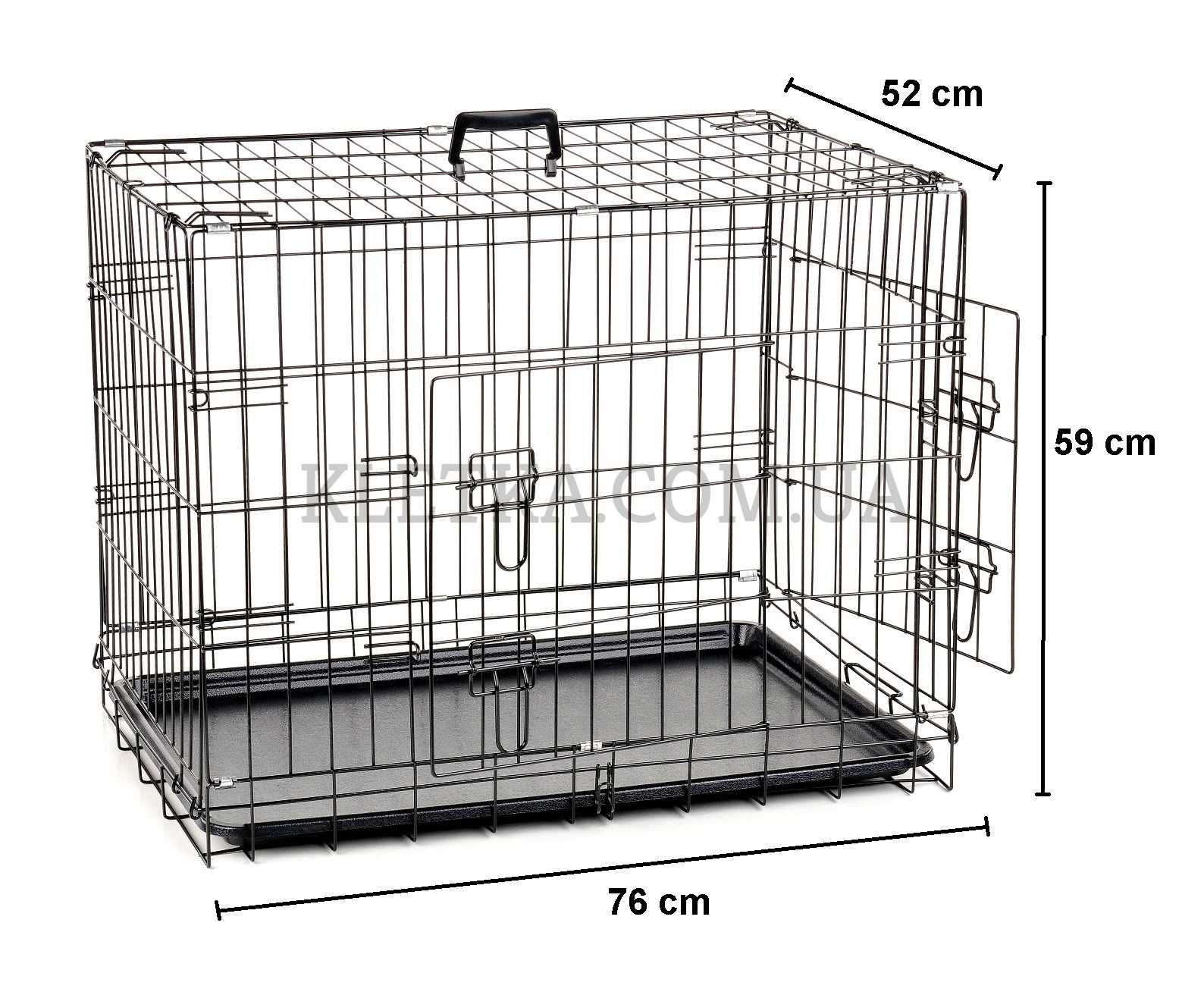 Клетка для собак, щенков M 76*52*59см (переноска, манеж)