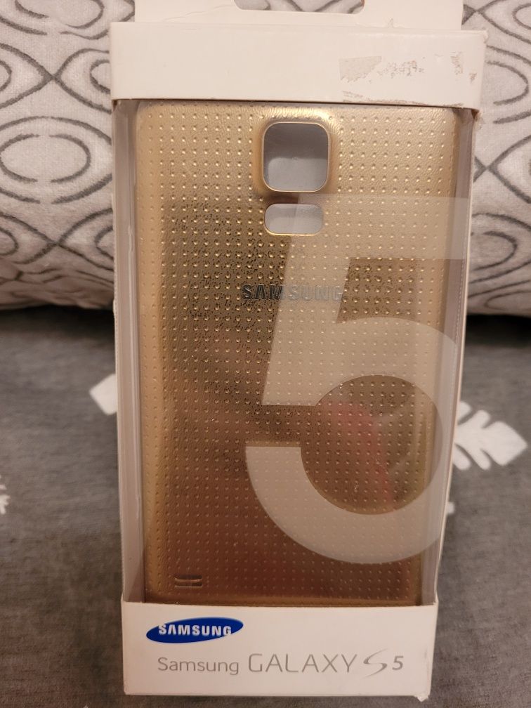 Oryginalne Etui ( plecki ) do Samsung Galaxy S5 złote