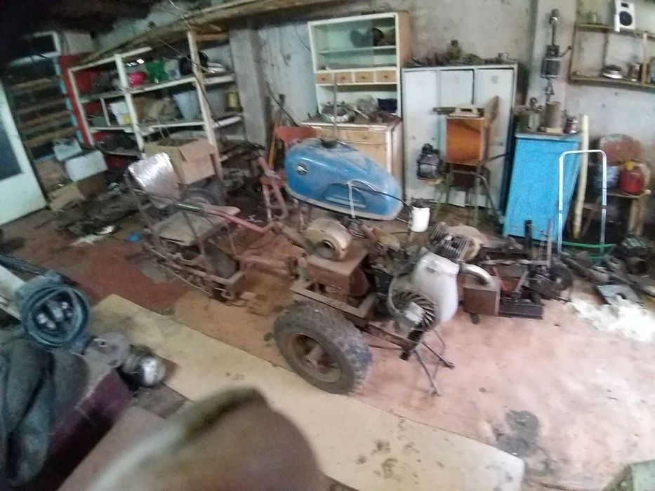 Мотоблок саморобний з третім колесом, автономним ходом