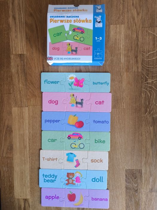 Zestaw gier i układanek edukacyjnych dla dzieci CzuCzu Kpt Nauka inne