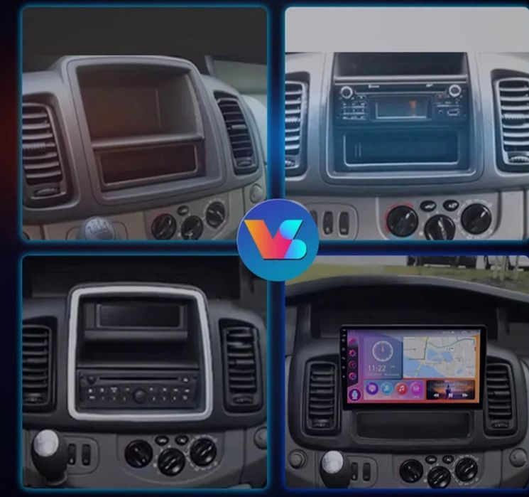 Магнитола Renault Trafic 2 магнітола Рено Трафик android13 4/64гб
