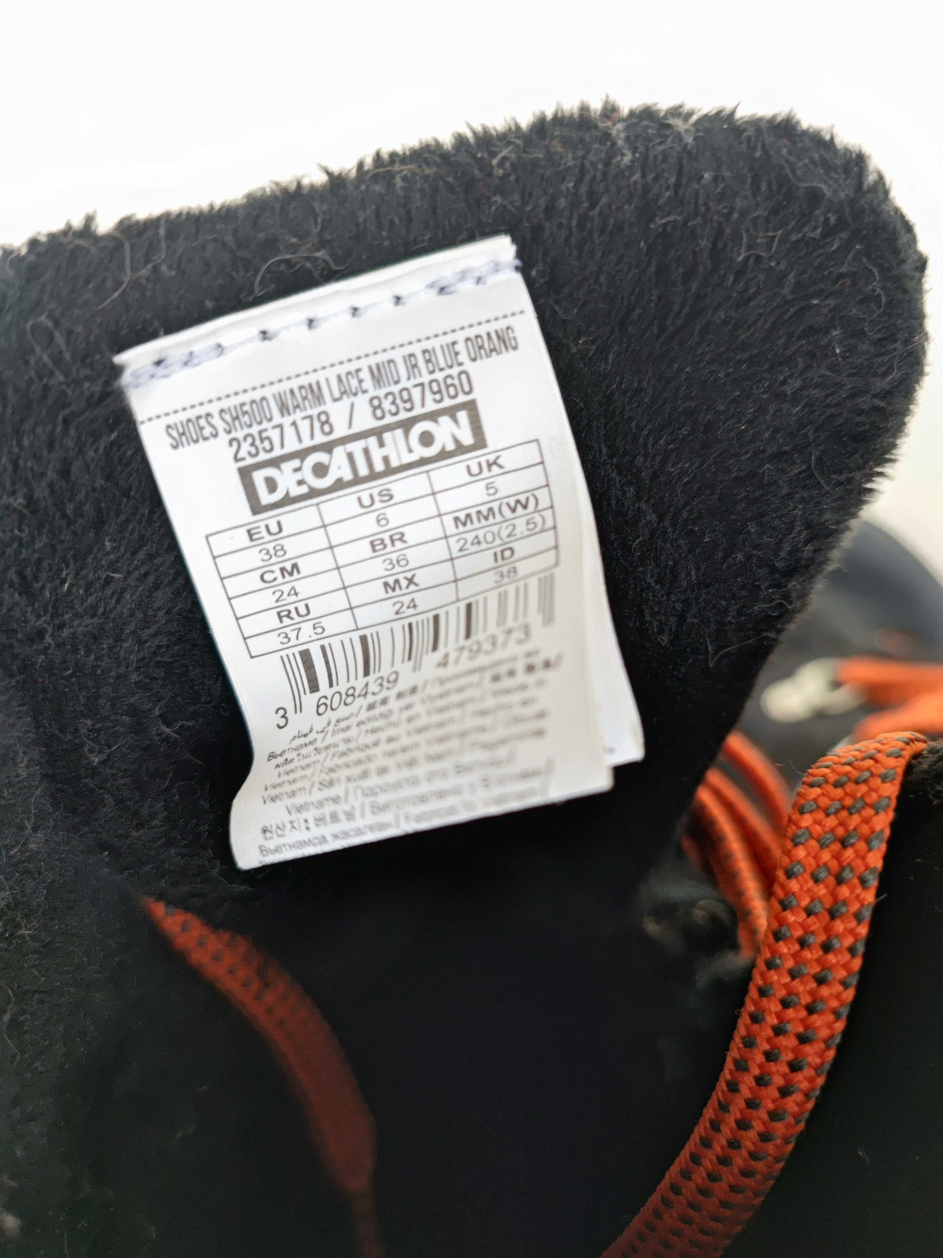 Botas Quechua waterproof 38 novas