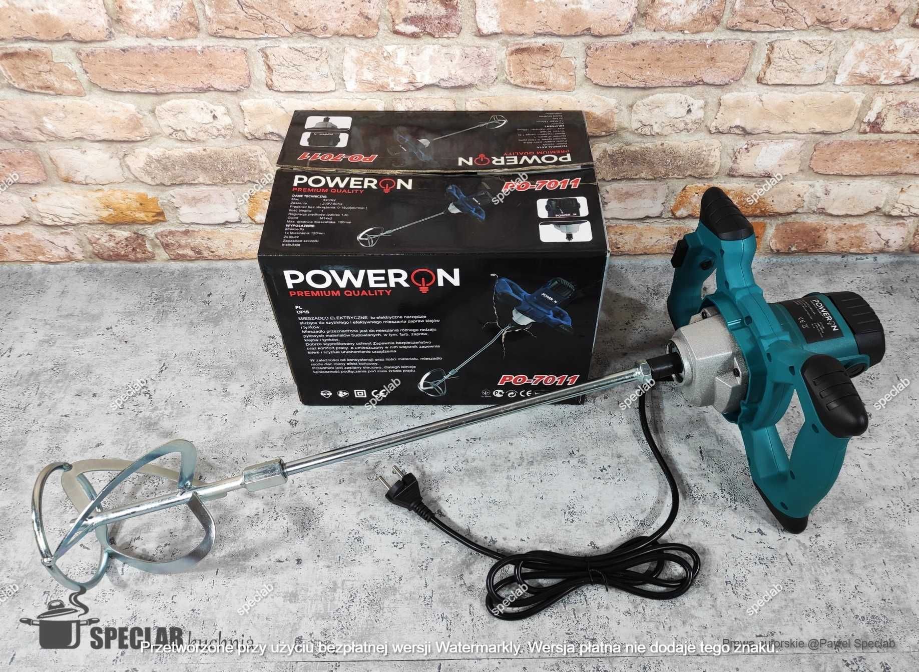 Mieszadło elektryczne POWERON 3200W