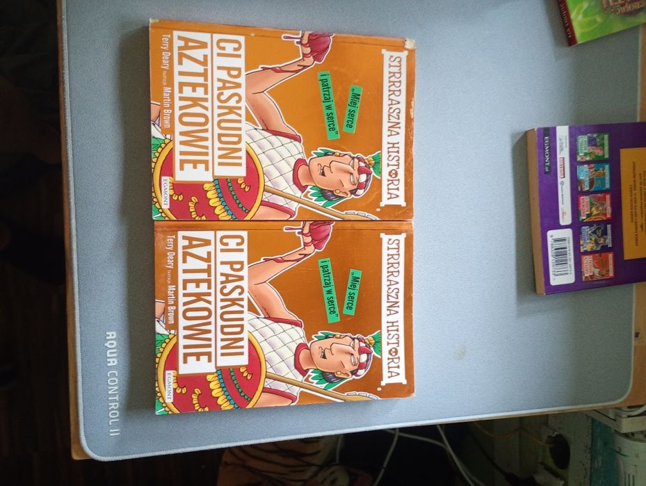 Książki strrraszna historia 3 części + 1 powtórka gratis