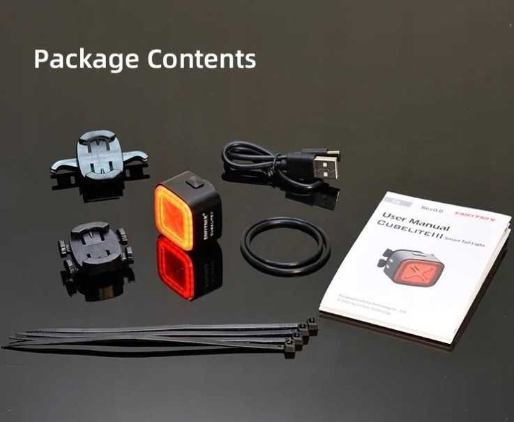 Enfitnix Cubelite III | Auto Brake - Smart light sensor | USB-C