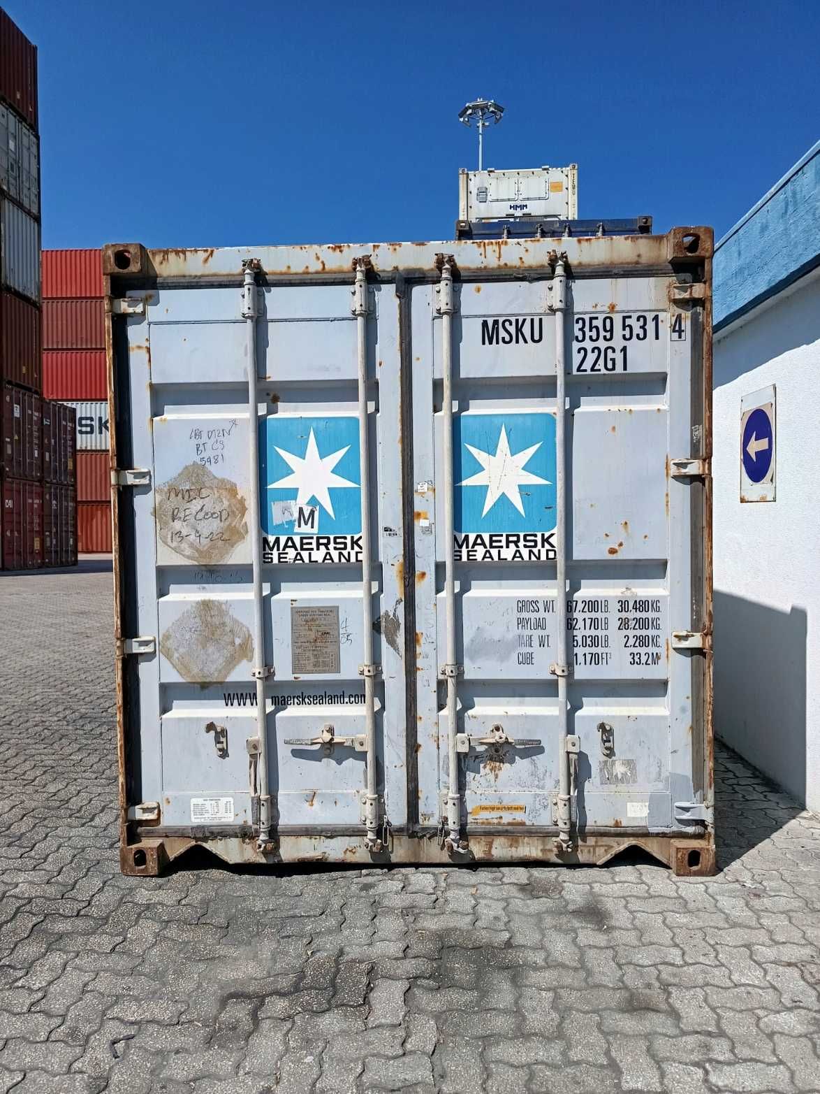 Contentores Marítimos 20’ Usados | APTOS PARA EXPORTAÇÃO