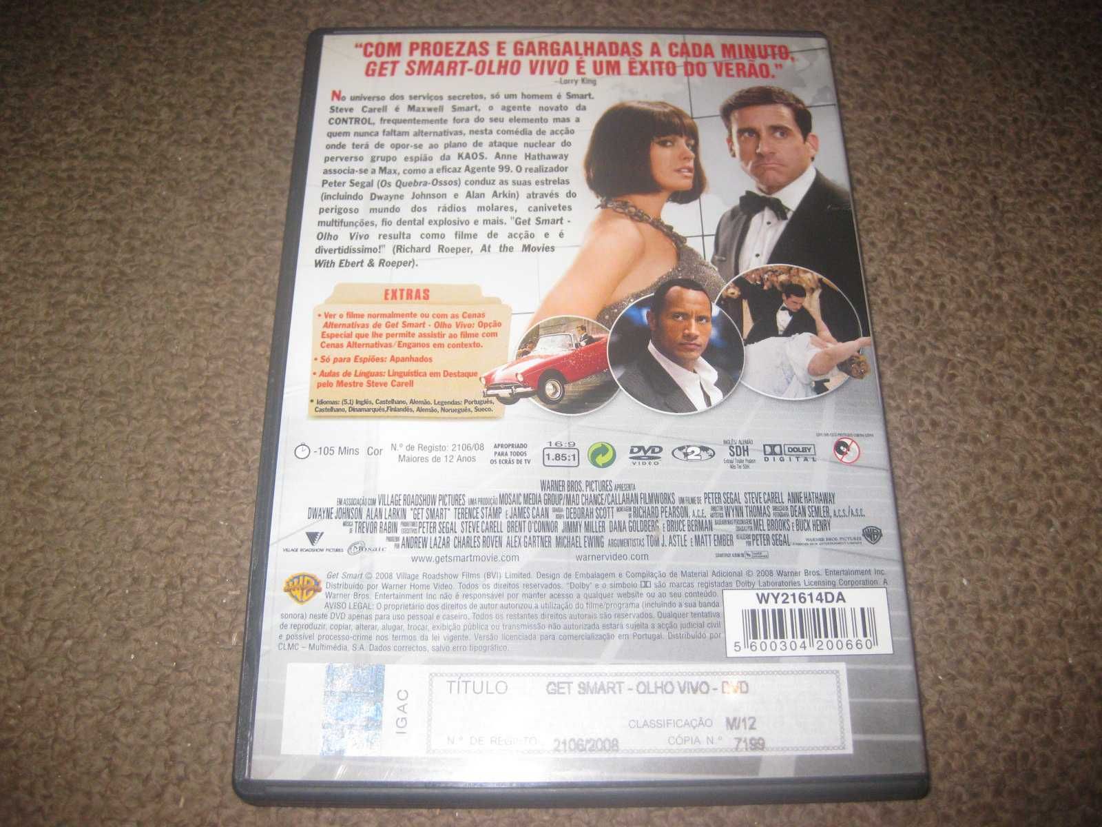 DVD "Get Smart - Olho Vivo" com Steve Carell