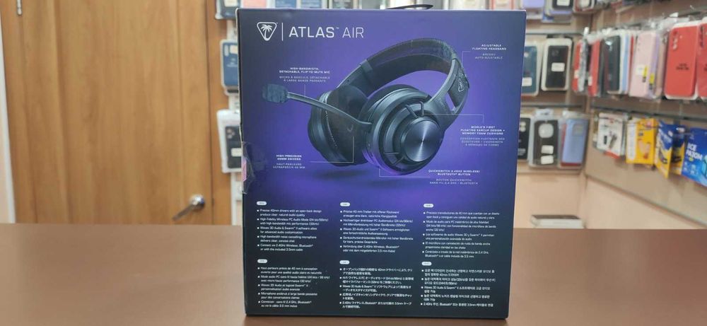 Bluetooth Навушники Накладні Turtle Beach Atlas Air ,Black