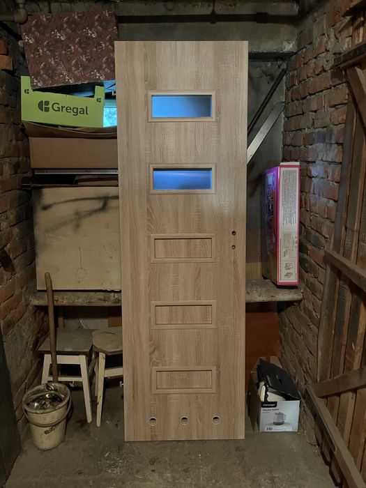 Drzwi lewe 60cm dąb sonoma