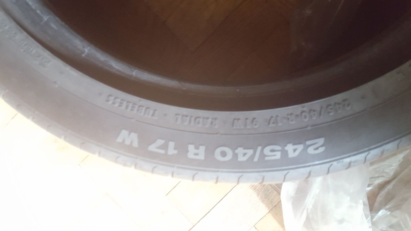 Летняя резина 245/40r17 Continental