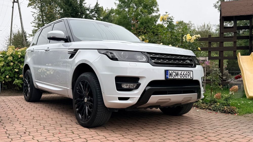 Land Rover Range Rover Sport Autobiography wersja premium nagłośnienie pneumatyka Zamiana