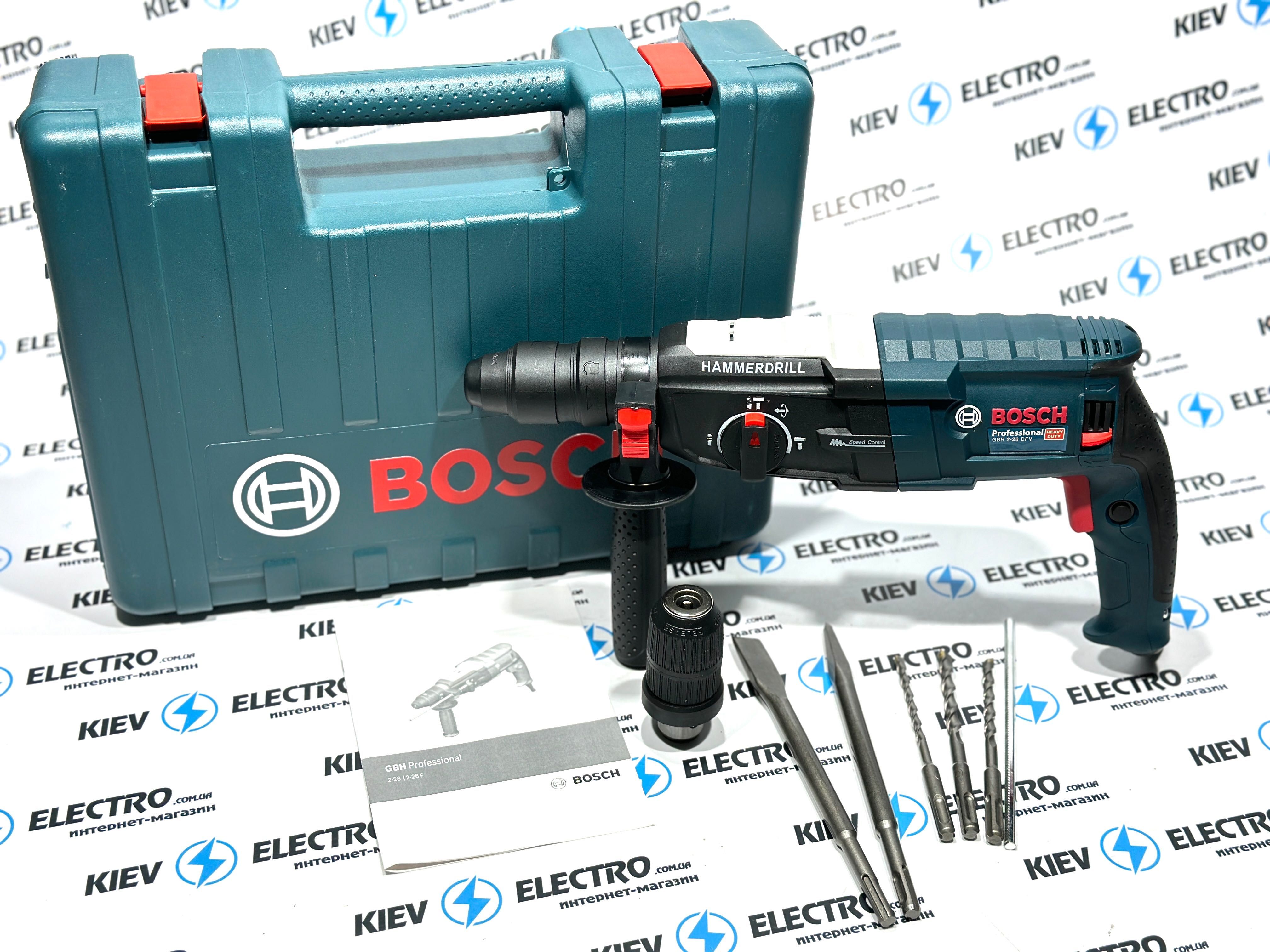 Перфоратор Bosch GBH 2-28 DFV + патрон + инструмент  Latvia ТОП