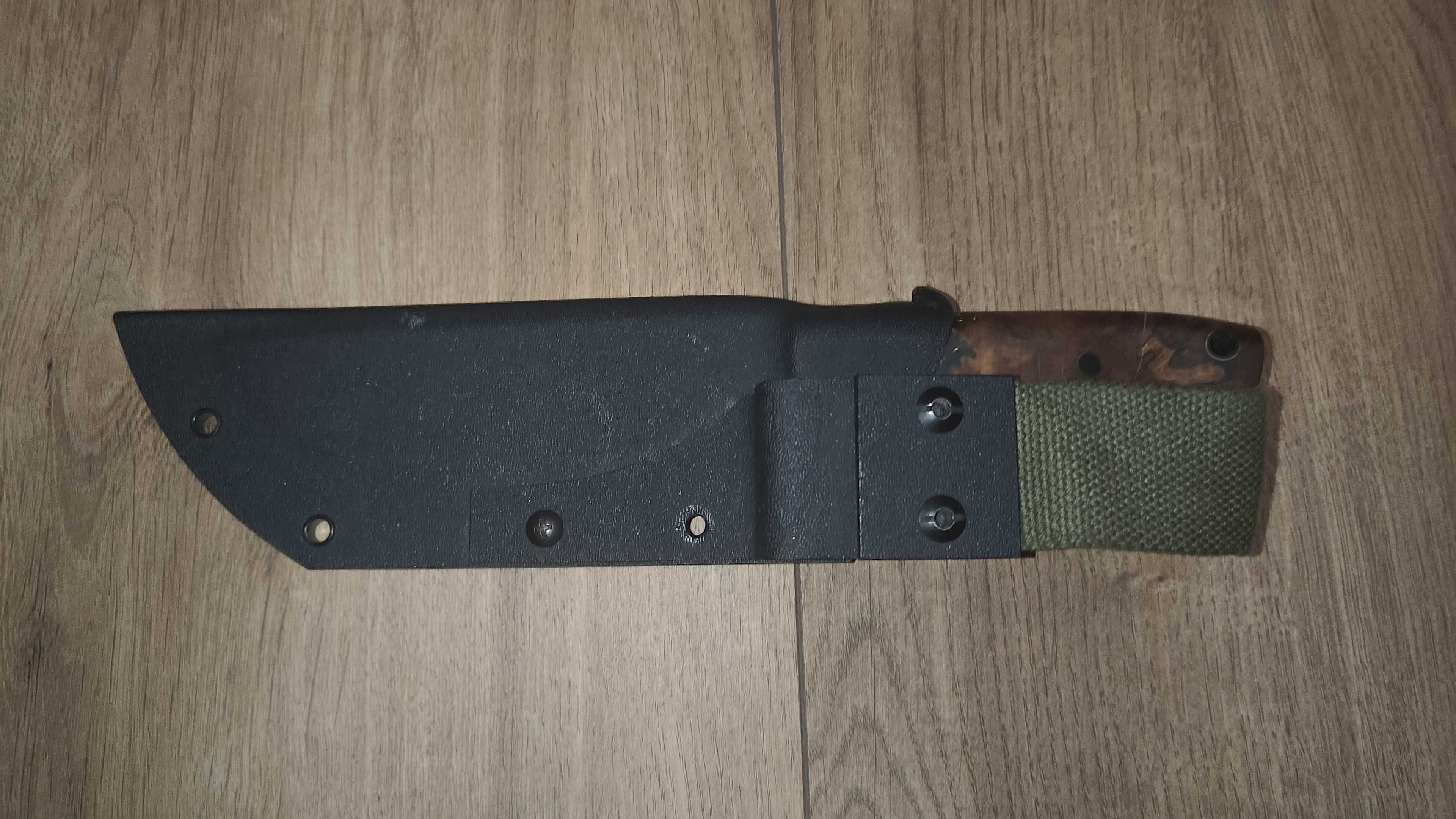 Nóż myśliwski taktyczny ręcznie kuty knifemaking hartowany 6mm