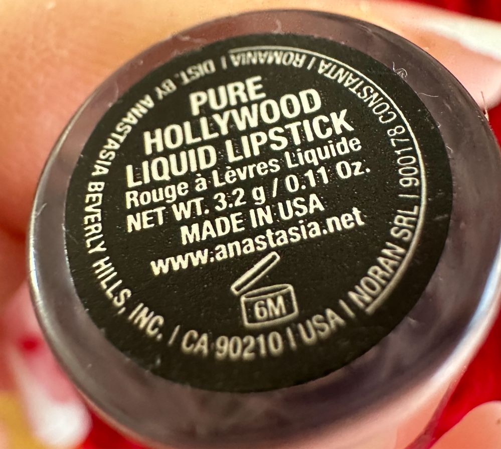 Anastasia Beverly Hills liquid pure hollywood szminka pomadka