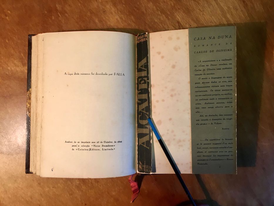 CARLOS de OLIVEIRA - 1a edição - Alcateia (1944)