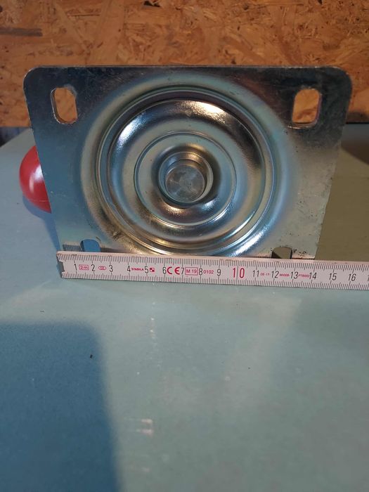 Kółka obrotowe  do dużych obciążeń aluminiowo-poliuretanowe 4 sztuki