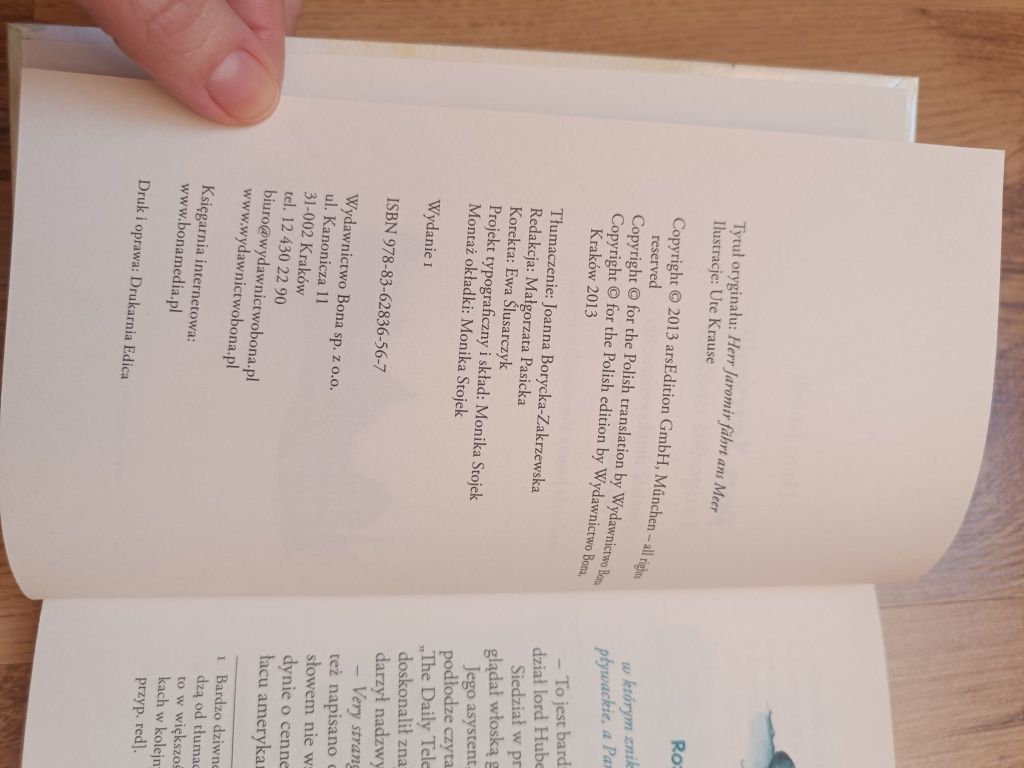 Książka Pan Jaromir i zagadka aniołów Heinz Janisch