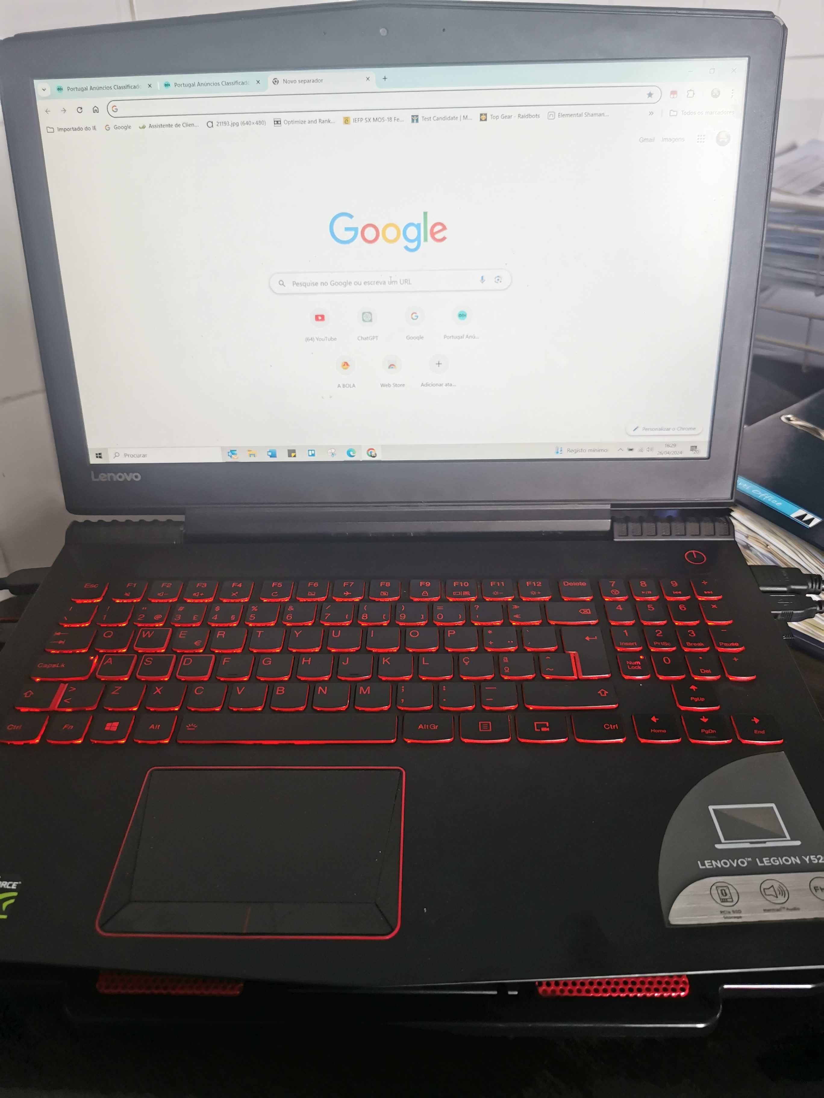 Portatil Gaming LENOVO Y520