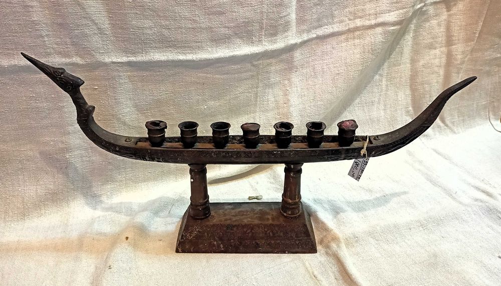 Menorá Bronze Séc XIX