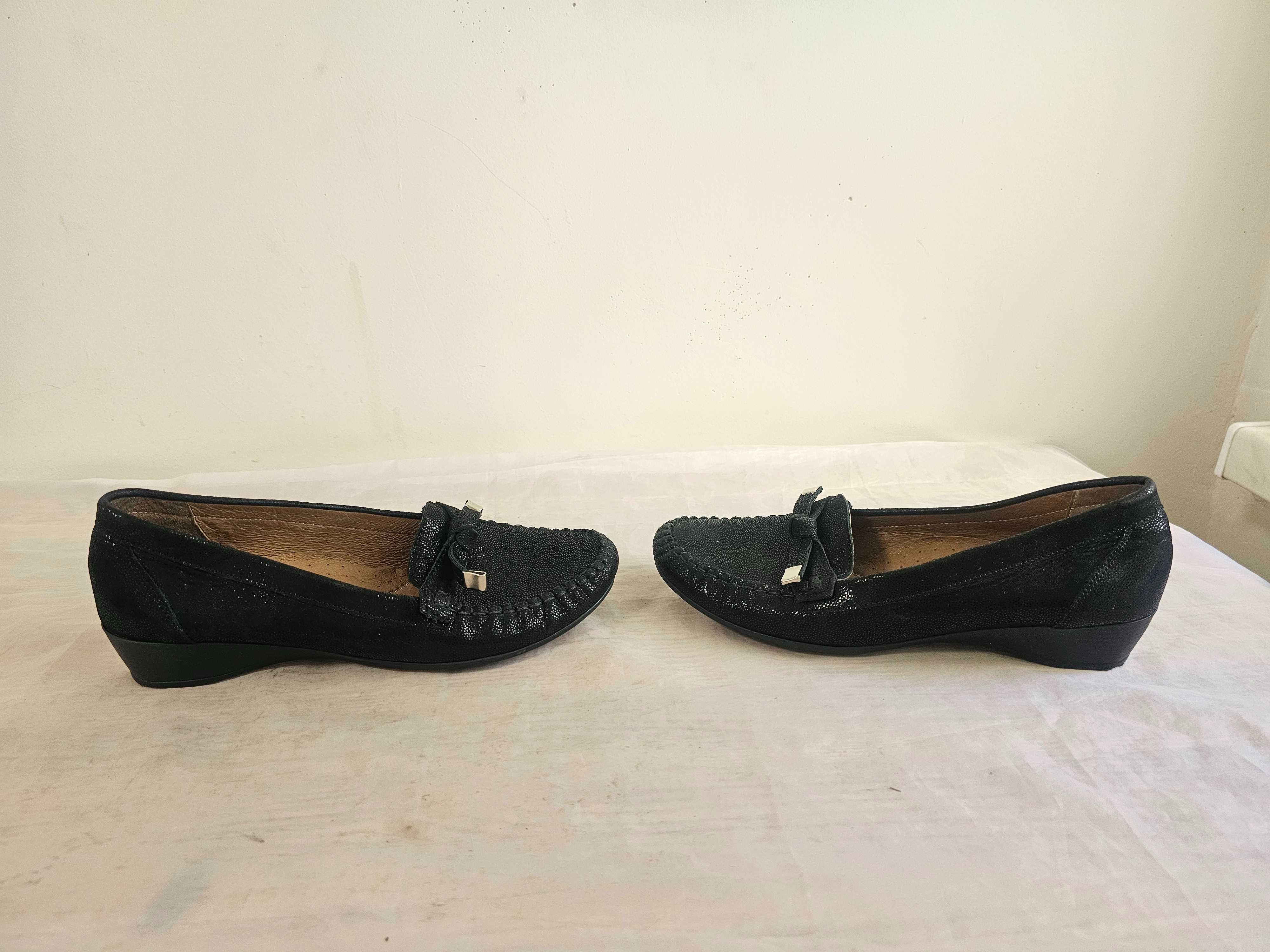 Buty skórzane damskie Karoń rozmiar 39 wkładka 25 cm