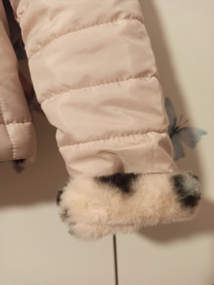 Nowa  kurtka, futerko TK maxx 116/122