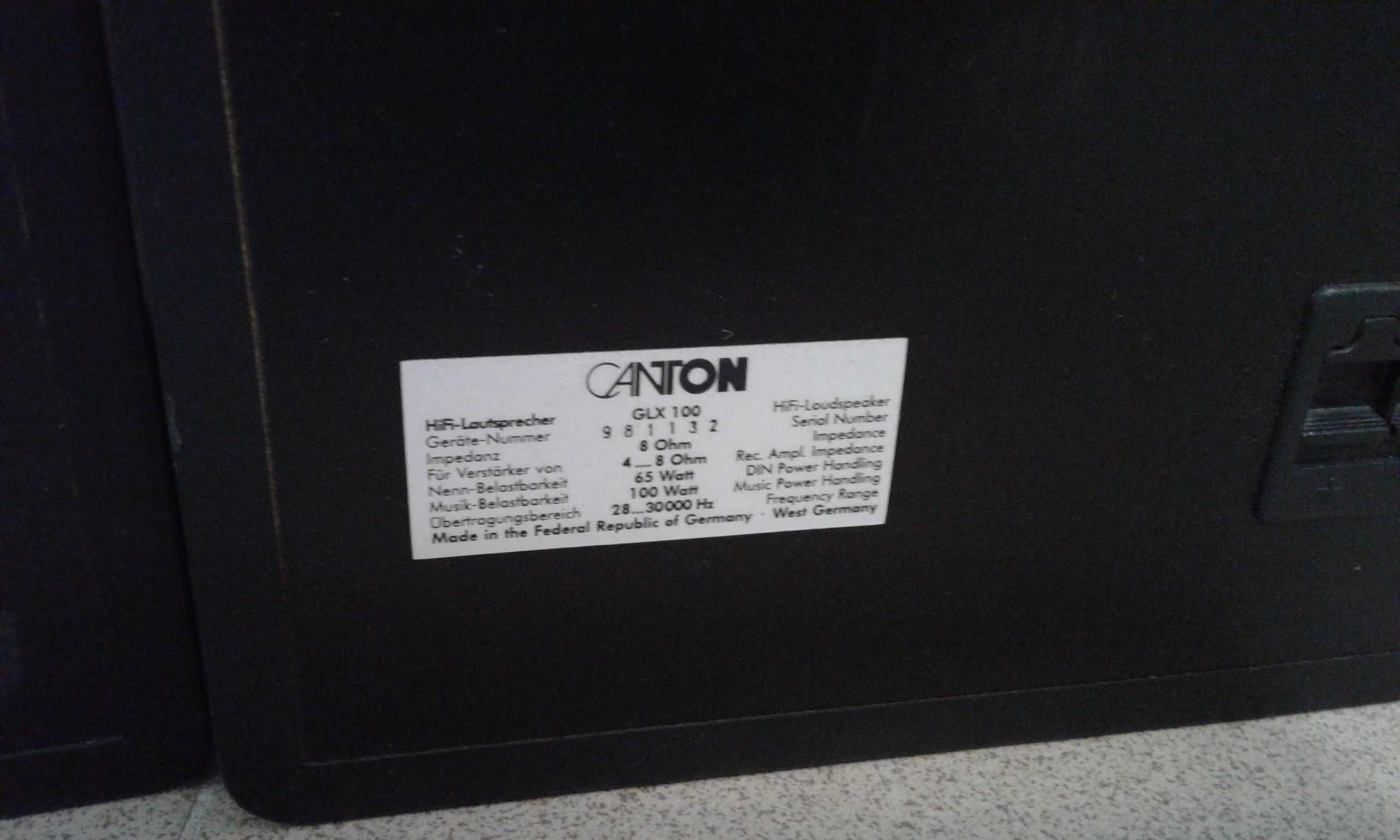 CANTON GLX-100,kolumny głośnikowe