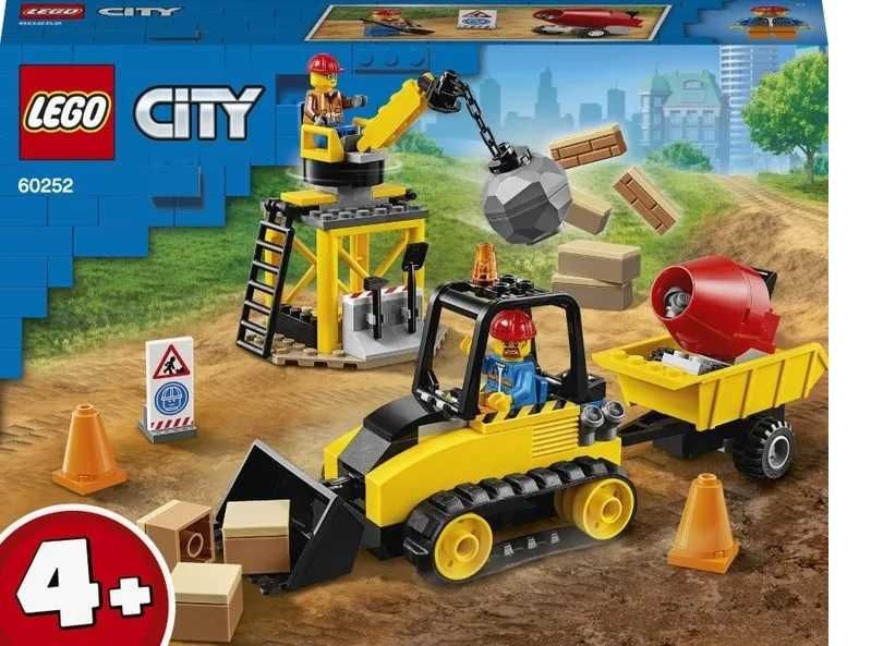 Lego City buldożer budowlany lego numer 60252