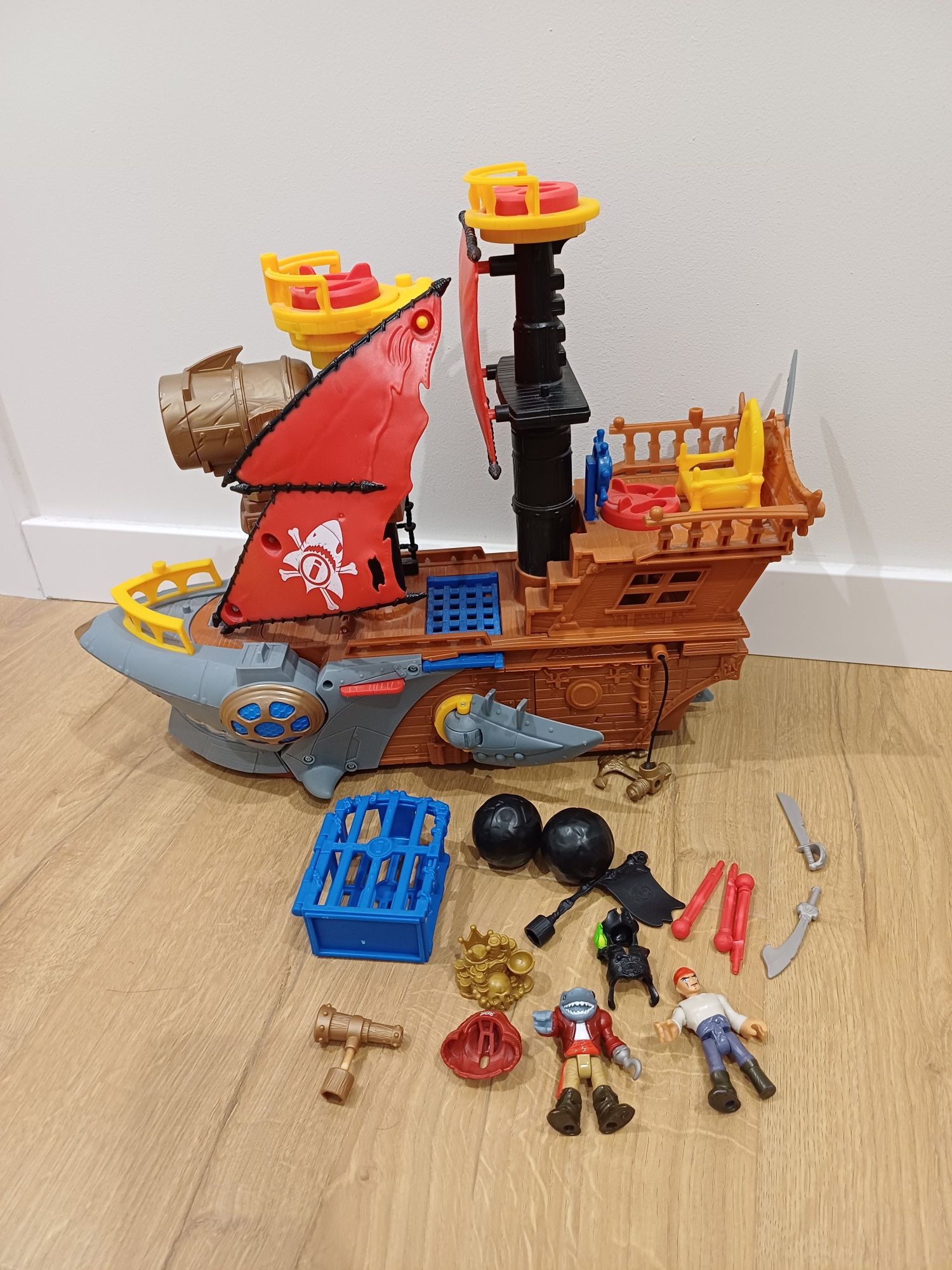 Statek piracki Fisher price imaginext rekin