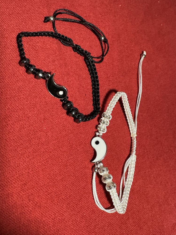 Bransoletki przyjaźni Yin i Yang zestaw bransoletek