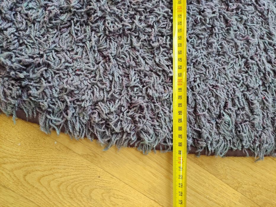 Dywan koło 170 cm foiletowy