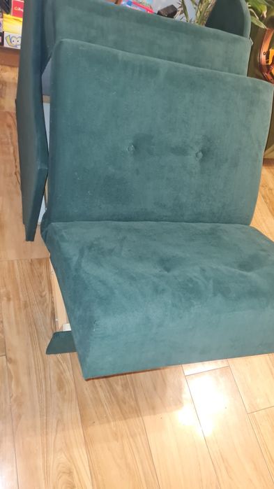 Black Week -Rozkładana mało używana sofa- Amerykanka tapczanik fotel