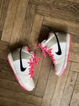Кроссовки из натуральной кожи Nike dunk оригинал размер 38 24 см