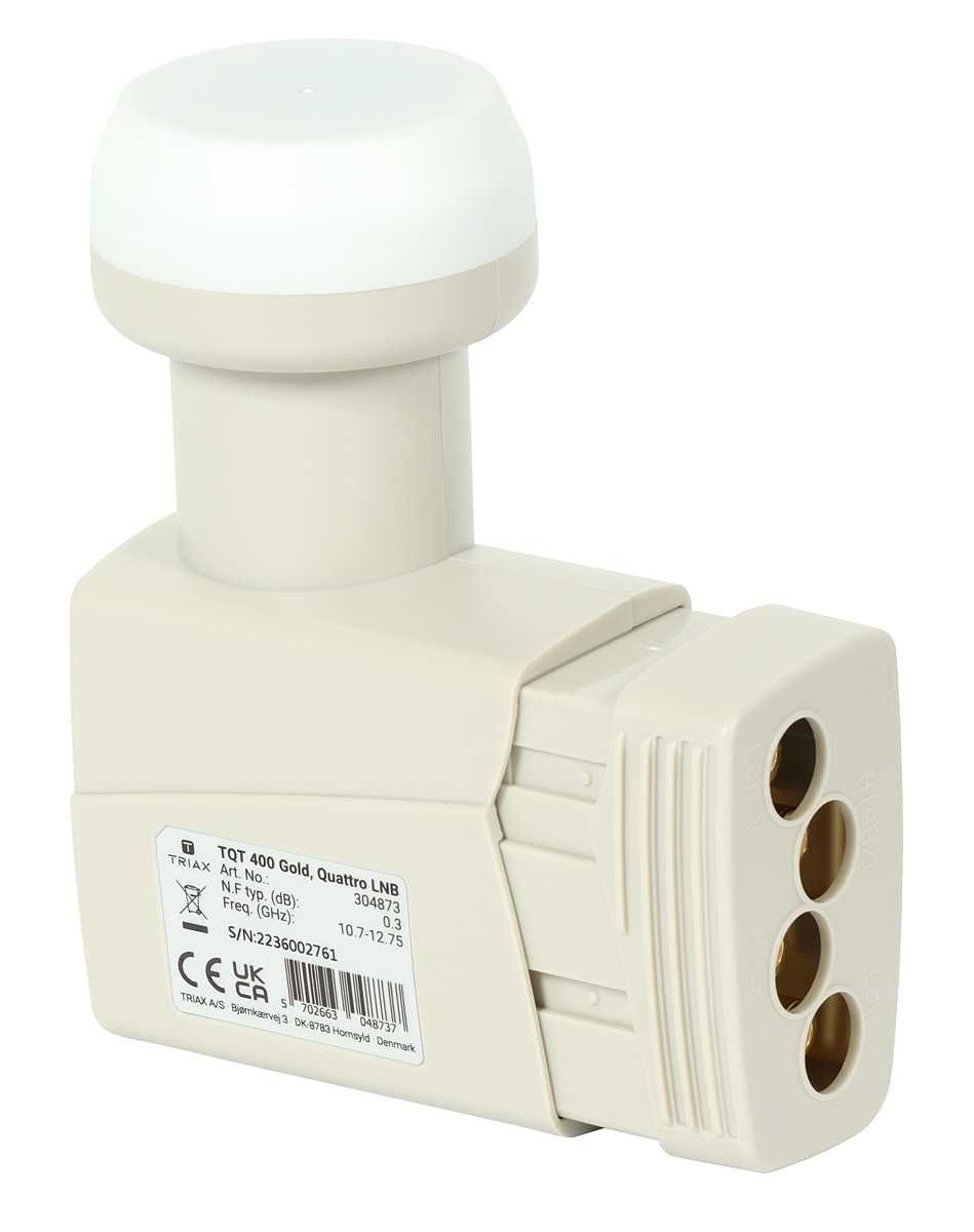 Konwerter satelitarny QUATRO TRIAX 400 Gold LNB Kod.: A9858