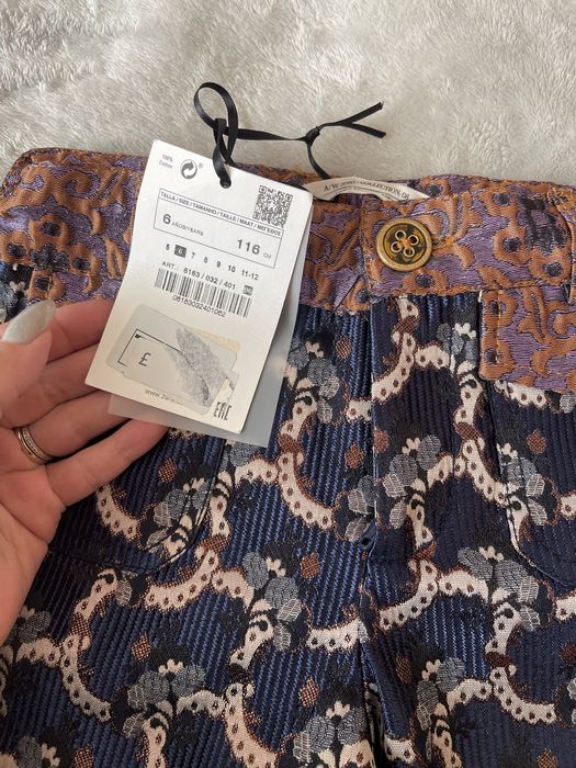 Штани брюки кльош zara на дівчинку 6 років