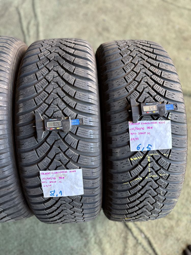 4x 215/60R16 99H FALKEN EUROWINTER HS01 SUV opona zimowa M+S 3PMSF XL