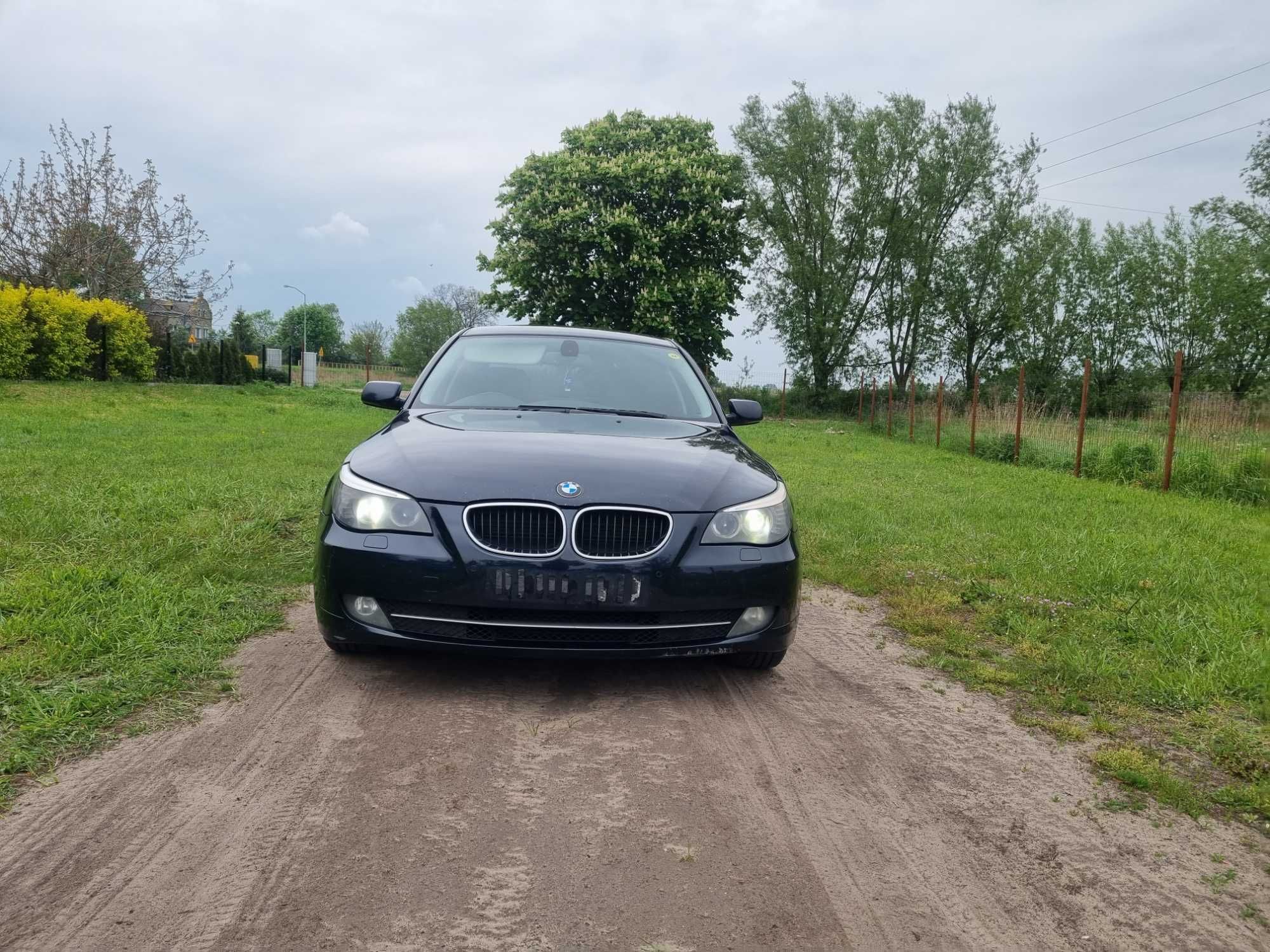 Bmw e60 lci n47d20a 177km automat monacoblau wszystkie czesci!