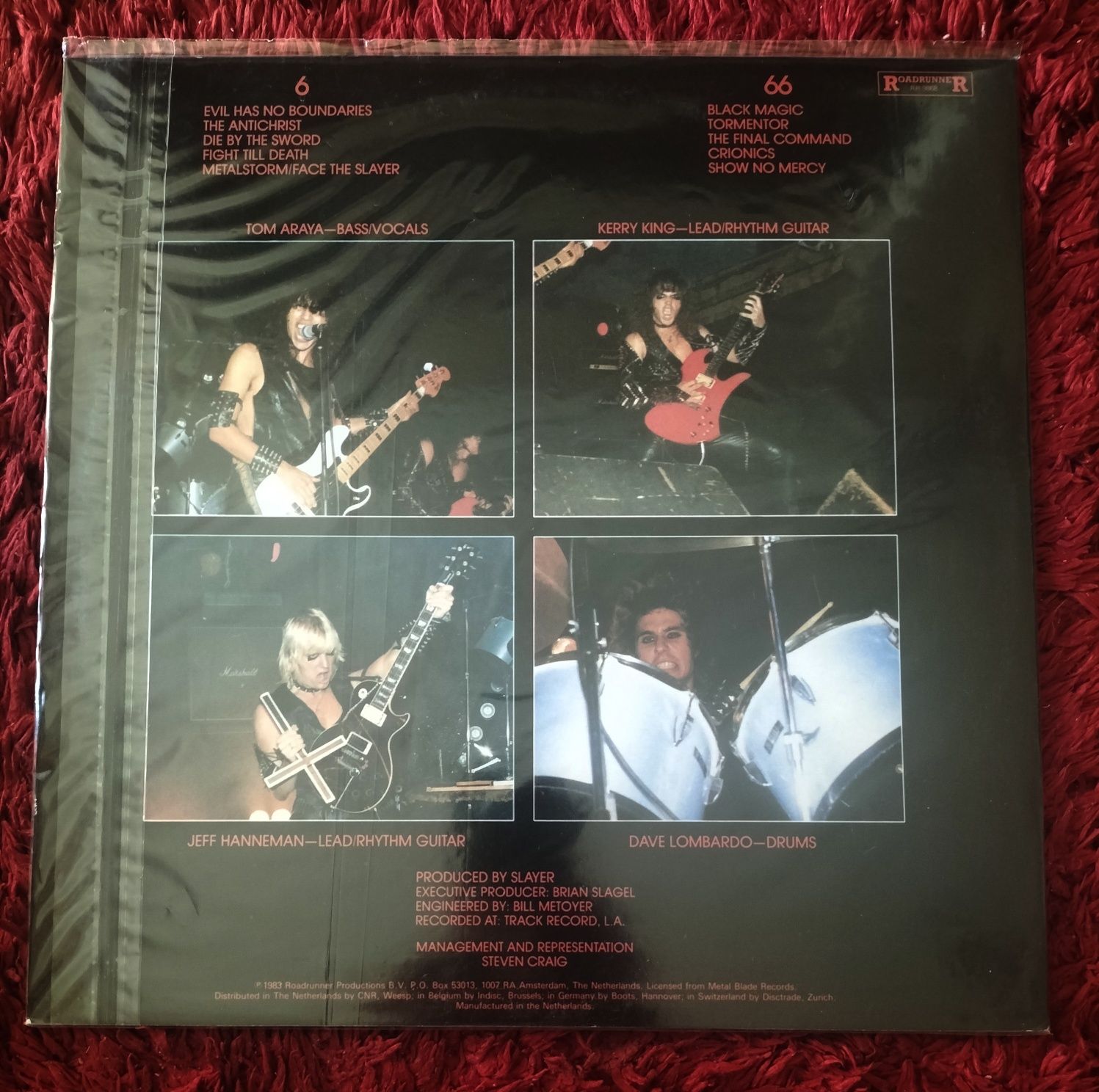 SLAYER lp vinil novo selado speed metal