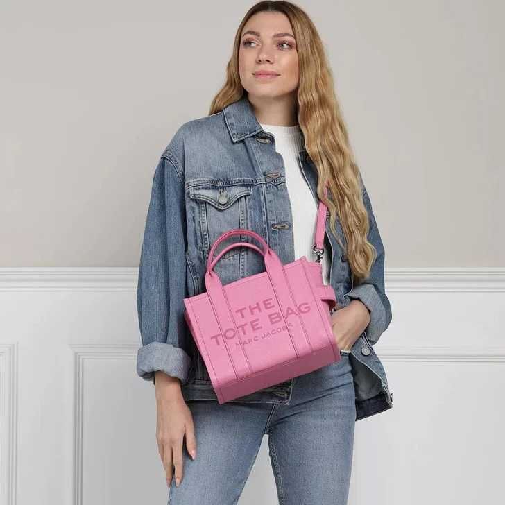 Сумка Marc Jacobs Leather Mini Tote Bag Pink