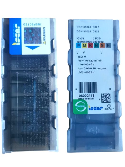 PŁYTKI  Iscar DGN3102J/C DGN4003C oraz DGR 3102J/C