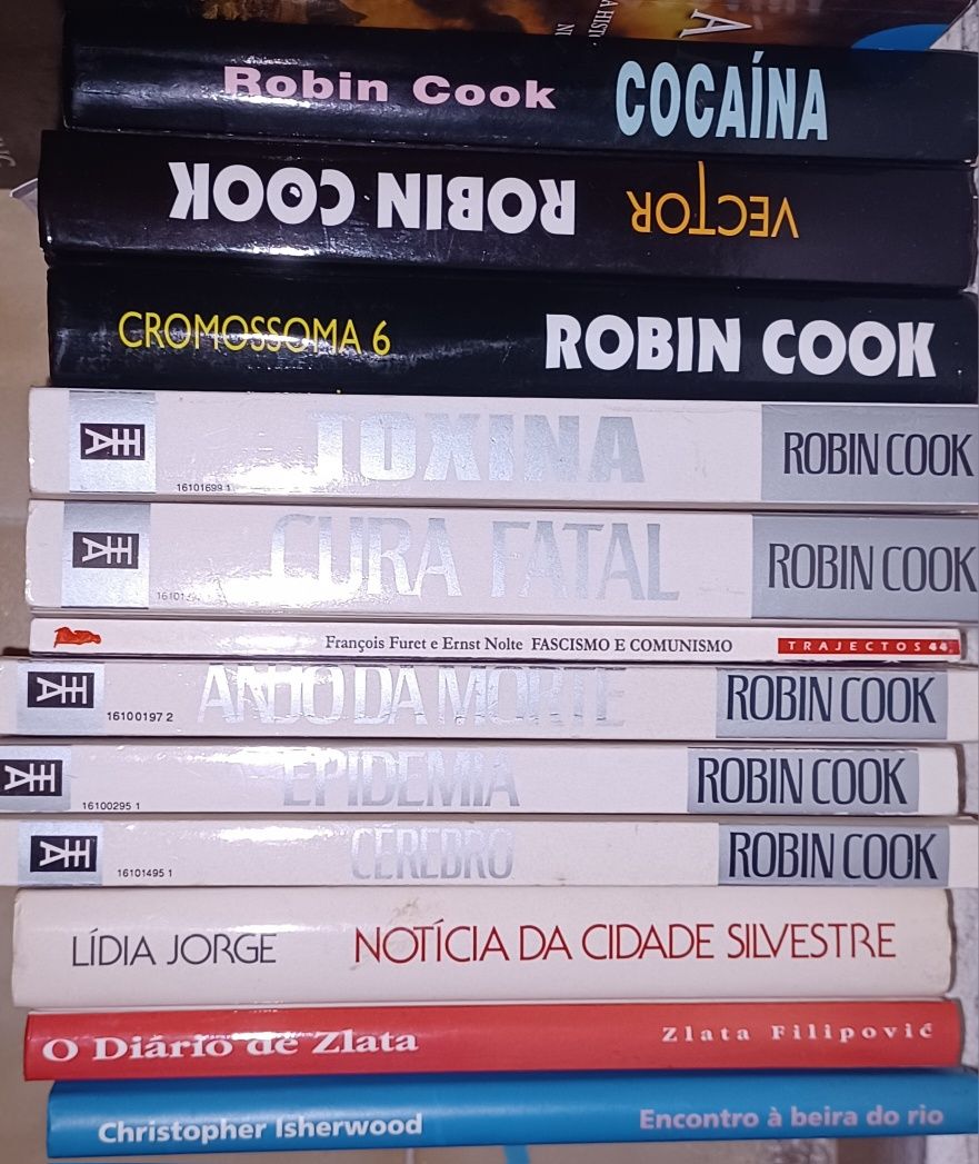 Livros história da arte/culinária/Robin cook/enciclopédia