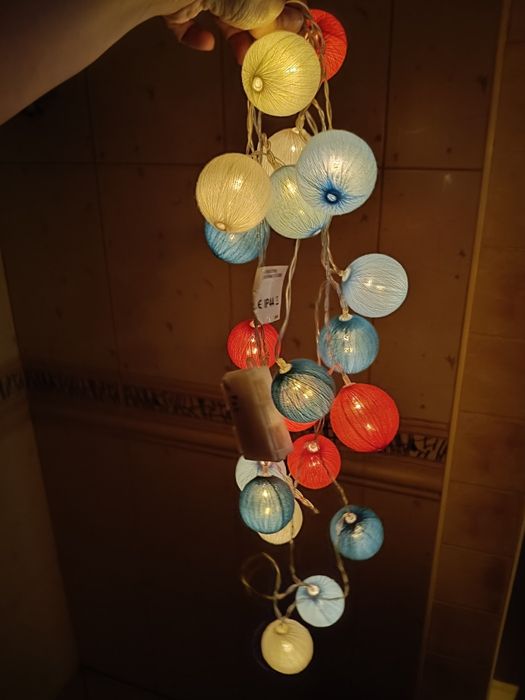 Lampki ogrodowe kule światełka