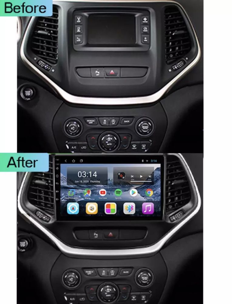 Штатная магнитола JEEP Cherokee (2013-2020) ANROID 10