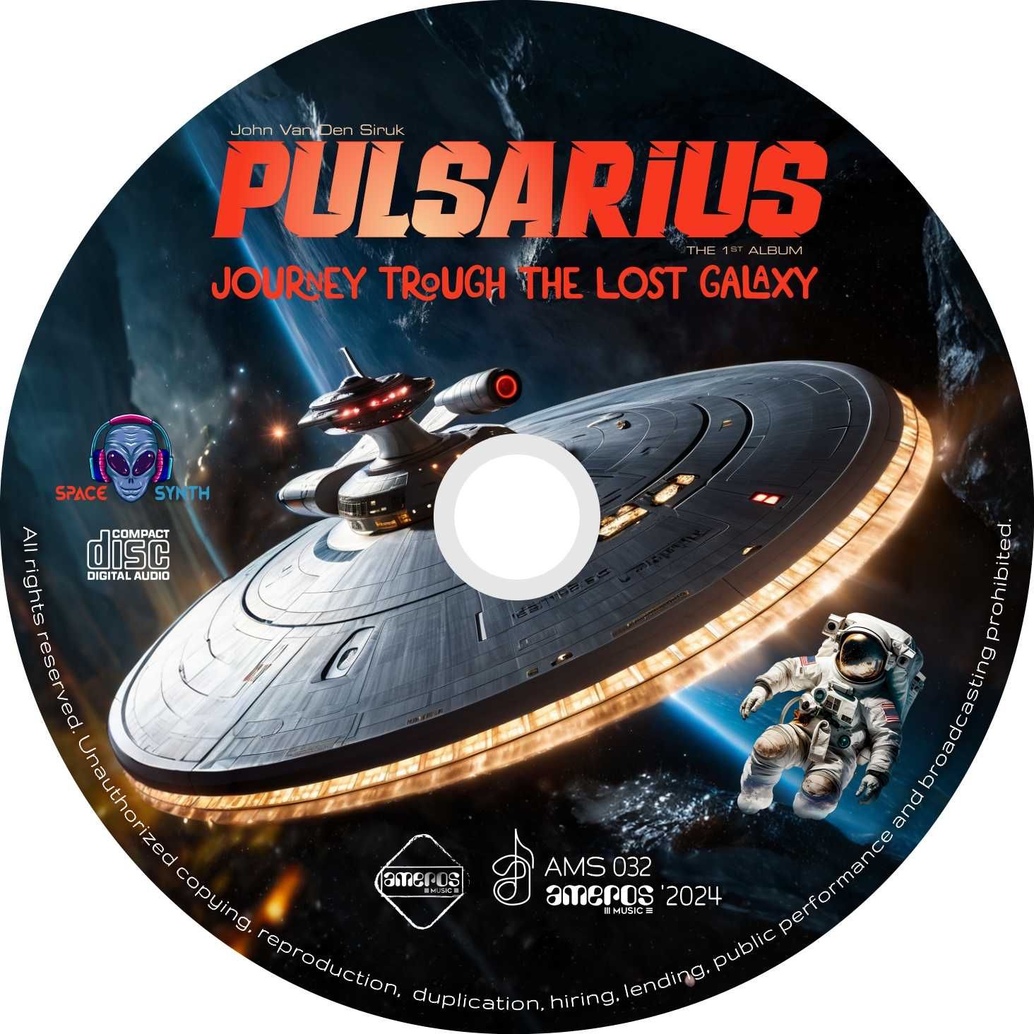 PULSARIUS - Journey Trough the Lost Galaxy (Space Synth - 2024)